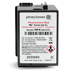765-9 Pitney Bowes ink cartridge for Send Pro C Auto