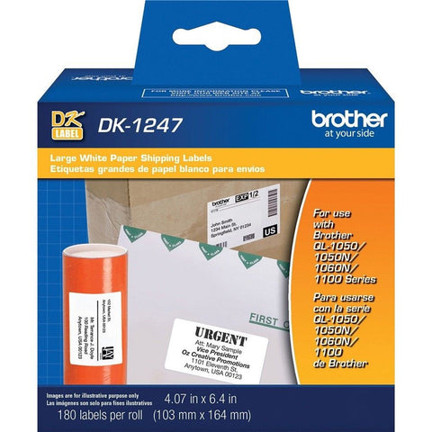 SL-DK-1247 Pitney Bowes/ Brother Shipping labels for Brother QL-1100 printer and SendPro Send Kit